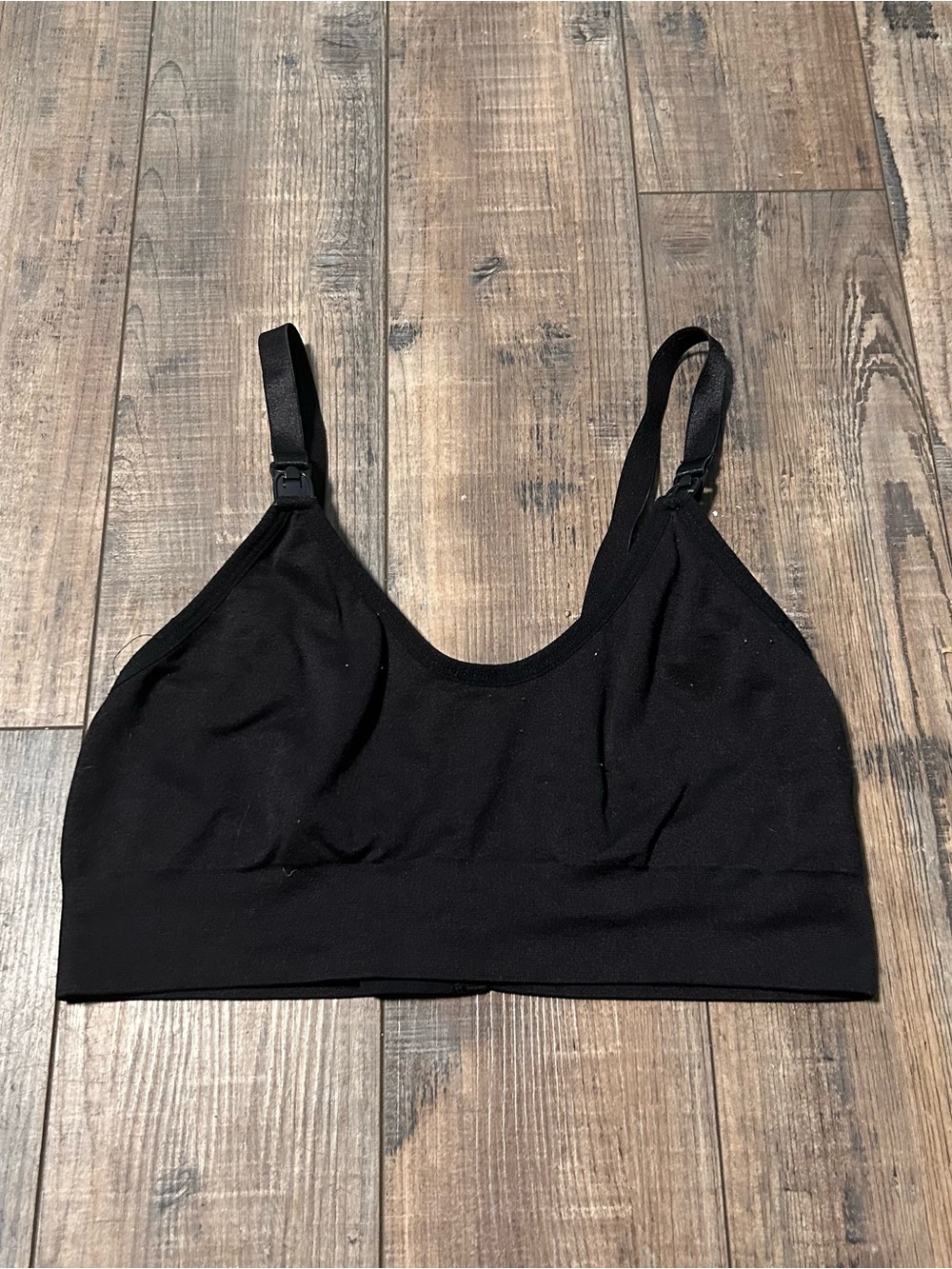 Secret Treasures Maternity Nursing Bralette Black Size L